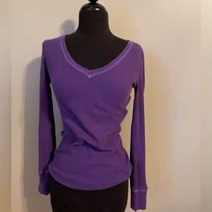 Victoria’s Secret PINK Purple Long Sleeve Comfy Shirt